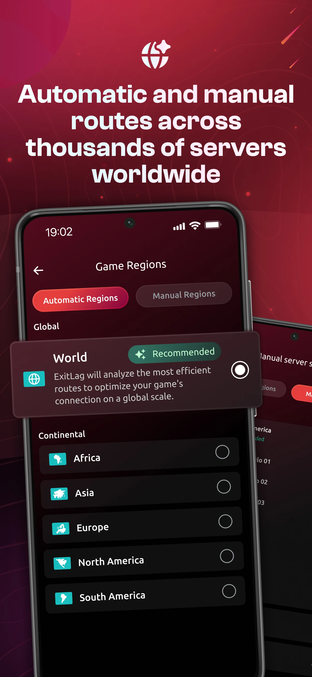 ExitLag: Fix Ping Mobile & Lag screenshot